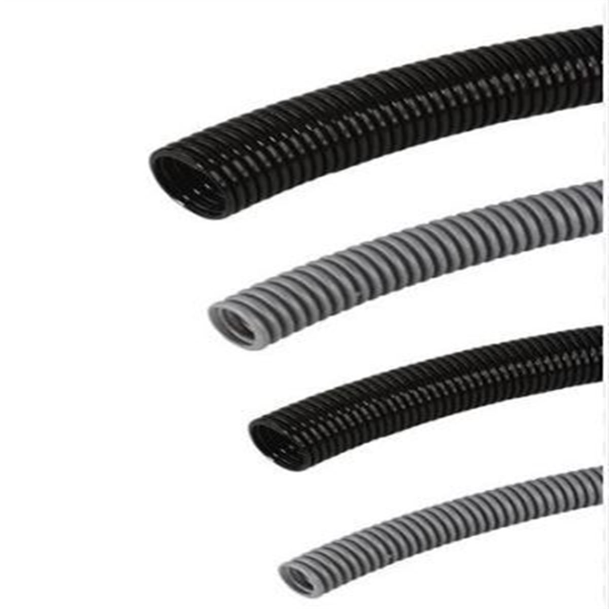 Ø10 POLYAMİD YARIKLI SPİRAL BORU(ALEV YAYMAYAN)(GR 1